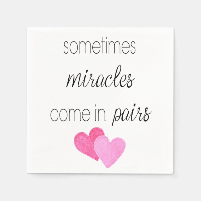 Twin Girls Serviette (Vorderseite)