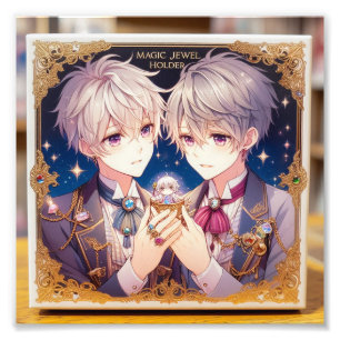 Twin Heirs of Elegance Fotodruck