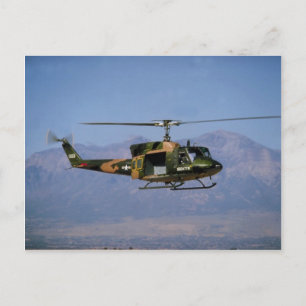 Twin Huey UH-1N Postkarte