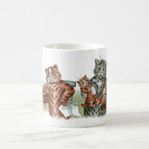 Twin Kittens Cartoon Kaffeetasse
