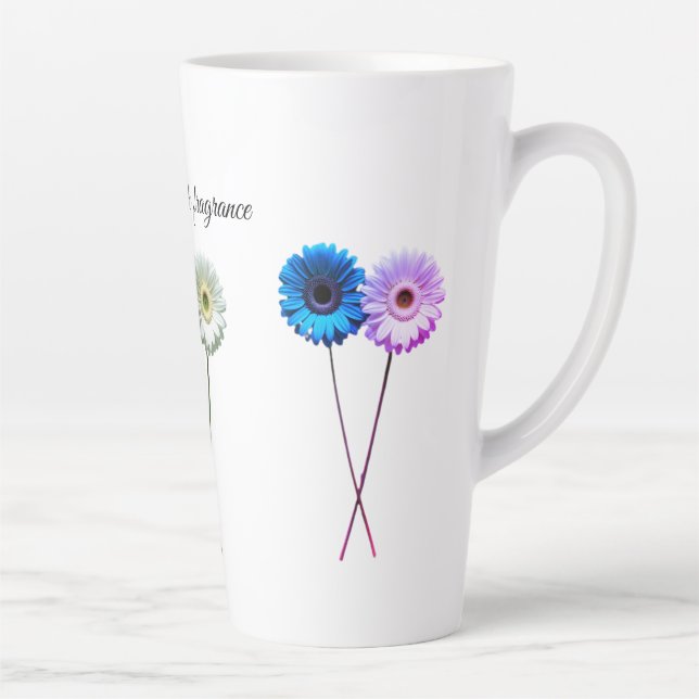 Twin-Kontrast-Doppel-Blüten-Gleichgewicht in Blüte Milchtasse (Rechts)