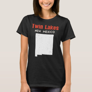 Twin Lakes USA Staat America Travel New Mexico T-Shirt