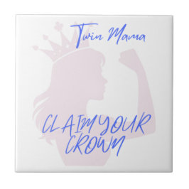 Twin Mama beansprucht Ihre Kronen-Dekorationstrass Fliese