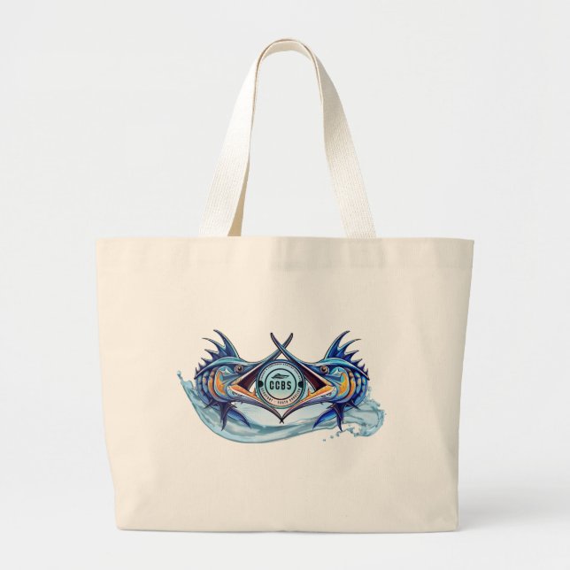 Twin Marlin Tote Bag Jumbo Stoffbeutel (Vorne)