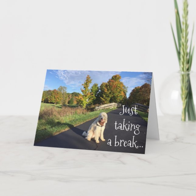 **TWIN** MIT EINEM SCHLAG ZU SAGEN "GLÜCKLICHER GE KARTE (Vorderseite)