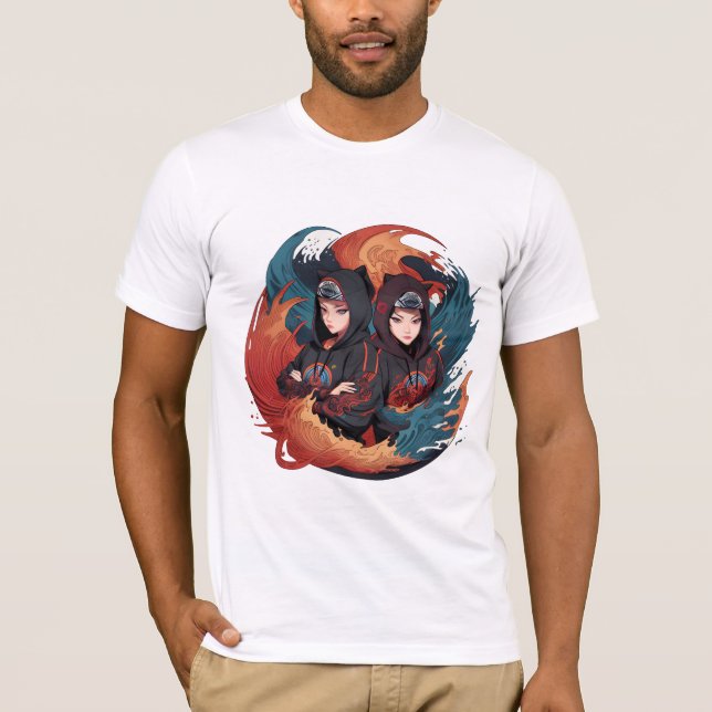 Twin Ninja Sister 2023 T-Shirt (Vorderseite)