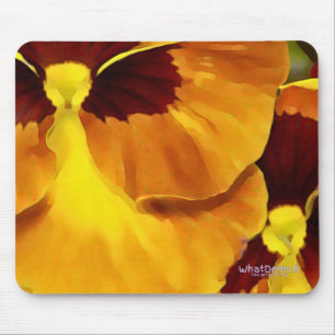 Twin Pansy Mousepad