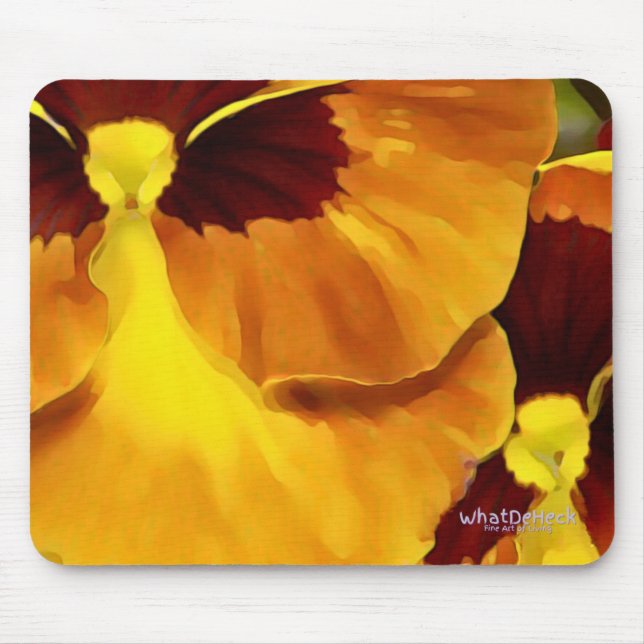 Twin Pansy Mousepad (Vorne)