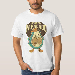 Twin Papacado Avocado Vater Vater T-Shirt