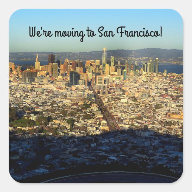 Twin Peaks #1 Stickers nach San Francisco (Vorderseite)