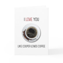Twin Peaks Kaffee Valentinstag Card