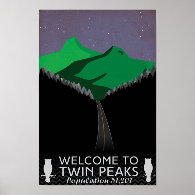 Twin Peaks Travel Poster (Vorne)