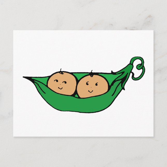 Twin Pod Graphic Postkarte (Vorderseite)