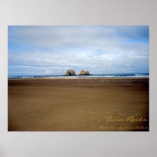 Twin Rocks Poster (Vorne)