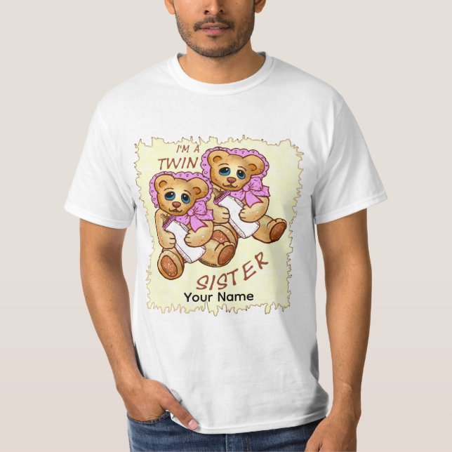 Twin Sister Bears T-Shirt (Vorderseite)