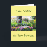 **TWIN SISTER** RELAX / ES IST IHRE TAGESKARTE KARTE<br><div class="desc">ENTSPANNEN,  GENIESSEN UND GENIESSEN SIE IHREN GEBURTSTAG HAUPTSÄCHLICH UND DAS KIND.</div>