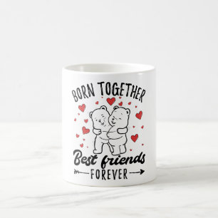Twin Sister Twins Geschenk Kaffeetasse