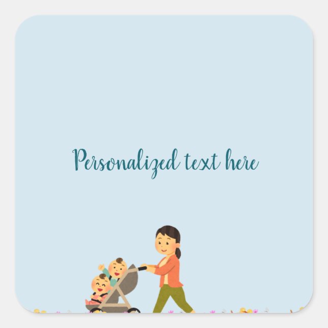 Twin Spring Walk Sticker (Vorderseite)