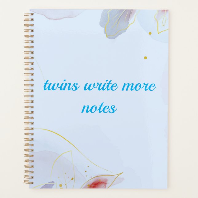 Twin Themed Planer (Vorderseite)