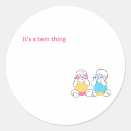 Twin Thing Stickers