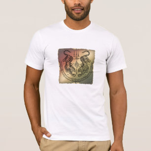 Twin Tigers Sak Yant T - Shirt fett und klassisc