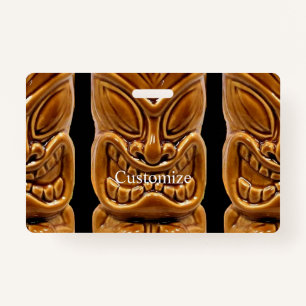 Twin Tiki Skulpturen Thunder_Cove Ausweis