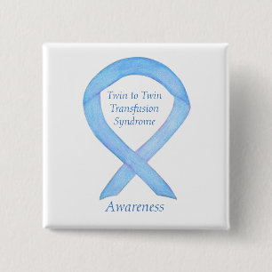 Twin-to-Twin-Transfusion-Awareness-Ribbon-Kunst-An Button