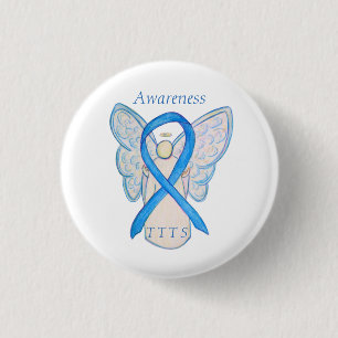 Twin to Twin Transfusion TTTS Awareness Ribbon But Button