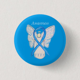 Twin to Twin Transfusion TTTS Awareness Ribbon But Button