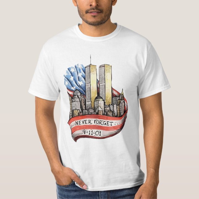 Twin Tower 9/11 T-Shirt (Vorderseite)