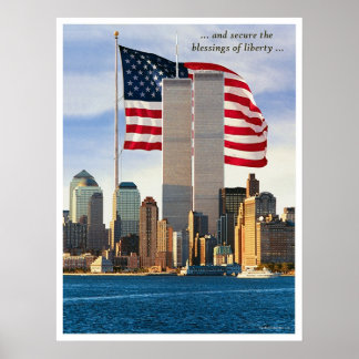 Twin Tower Power Poster