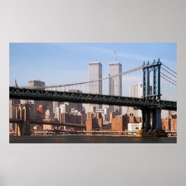 TWIN TOWERS UND BRIDGES POSTER (Vorne)