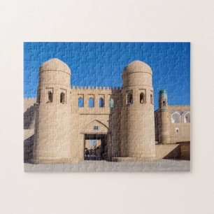 Twin-turreted West Gate - Chiwa, Usbekistan Puzzle