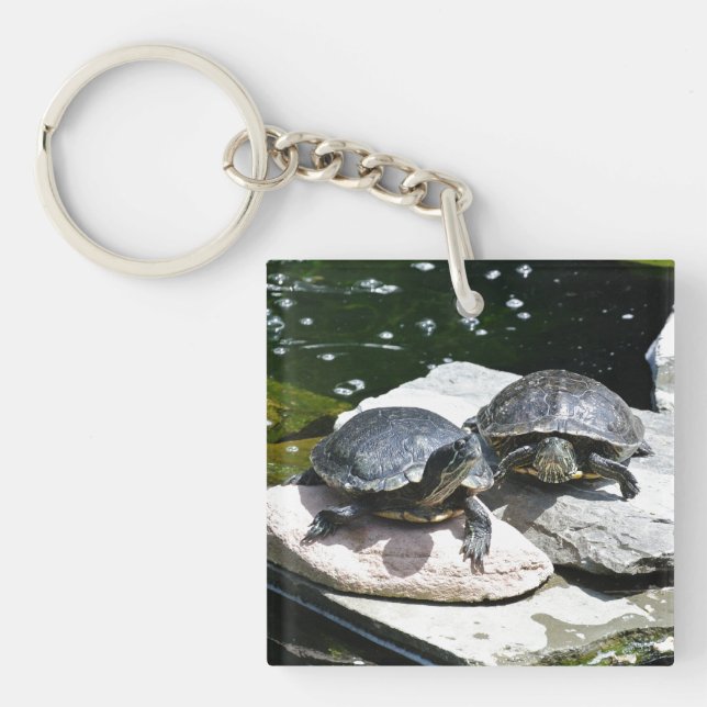 Twin Turtles - Schlüsselanhänger (Vorderseite)
