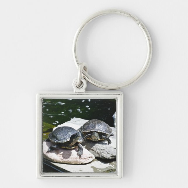 Twin Turtles - Schlüsselanhänger (Vorne)