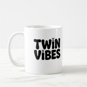 Twin Vibes Tasse - Gemini Zodiac Coffee Cup