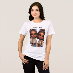 Twin-Zees Luxus-Chibi-Puppe Tri-Blend Shirt
