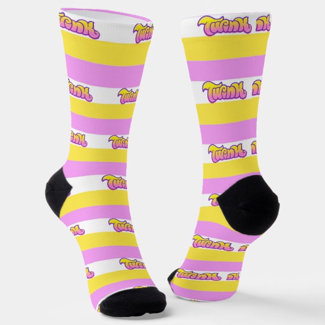 TWINK LGBTQ+-Gay Pride Socken (Gewinkelt)