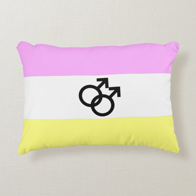 Twink Pride Flag Dekokissen (Vorderseite)