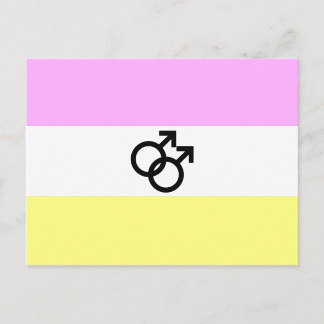 Twink Pride Flag Postkarte (Vorderseite)