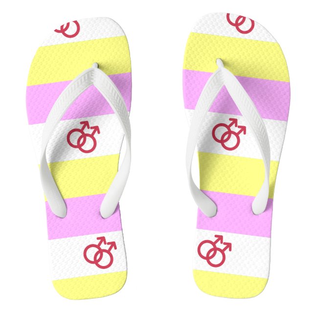 Twink Pride Flip Flops (Fußbett)