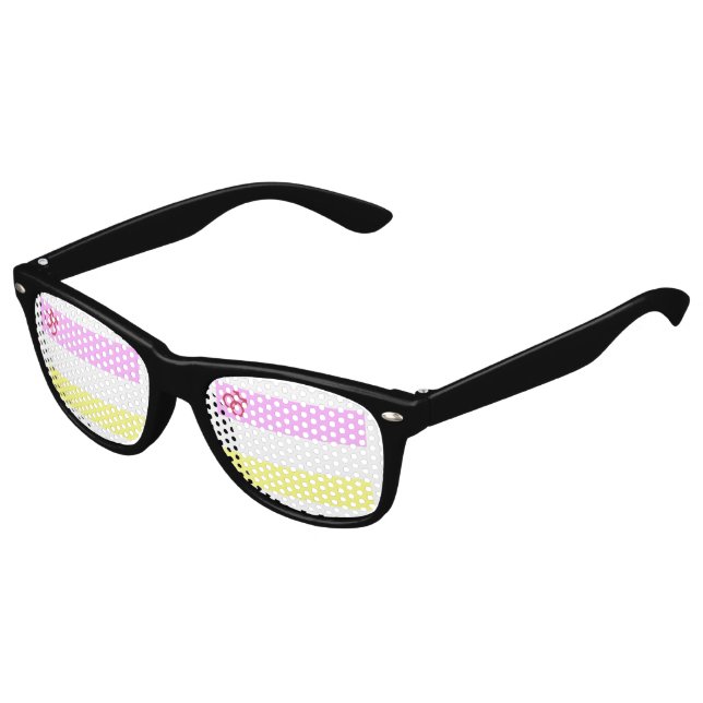 Twink Pride Partybrille (Schrägansicht)