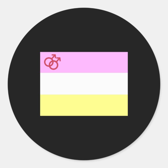 Twink Pride Runder Aufkleber (Vorderseite)