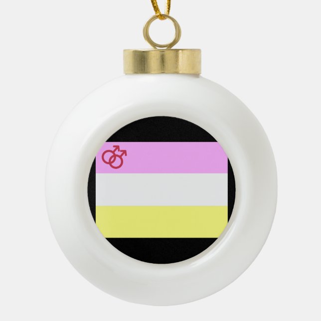 Twink Stolz Keramik Kugel-Ornament (Vorderseite)