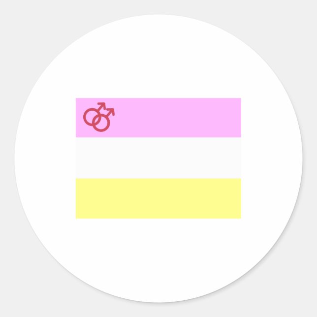 Twink Stolz Runder Aufkleber (Vorderseite)