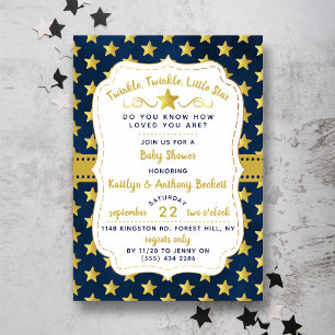 Twink, Twinkle Little Star Baby Dusche Einladung