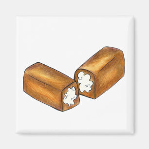 Twinkie Creme-gefüllte Snack-Junk Food Magnet