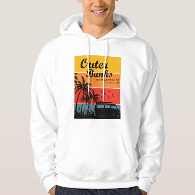 Twinkie Outer banks retro van Hoodie (Vorderseite)