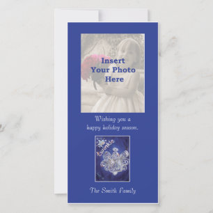 Twinkle Angel Foto Weihnachtskarte Feiertagskarte