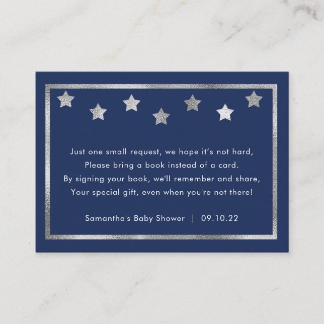 Twinkle Baby Duwer buchen, bringen Sie ein Buch Begleitkarte (Vorderseite)